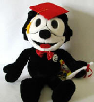 graduation cat plush